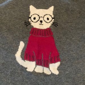Banana Republic cat sweater small